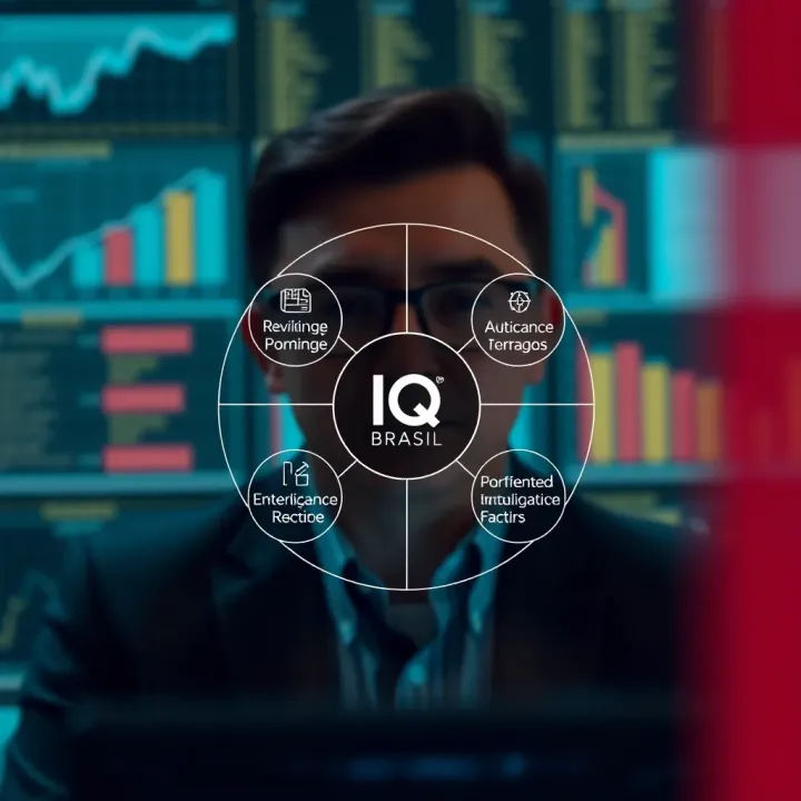 Diagram illustrating intelligence testing methodology and key factors in Brazil