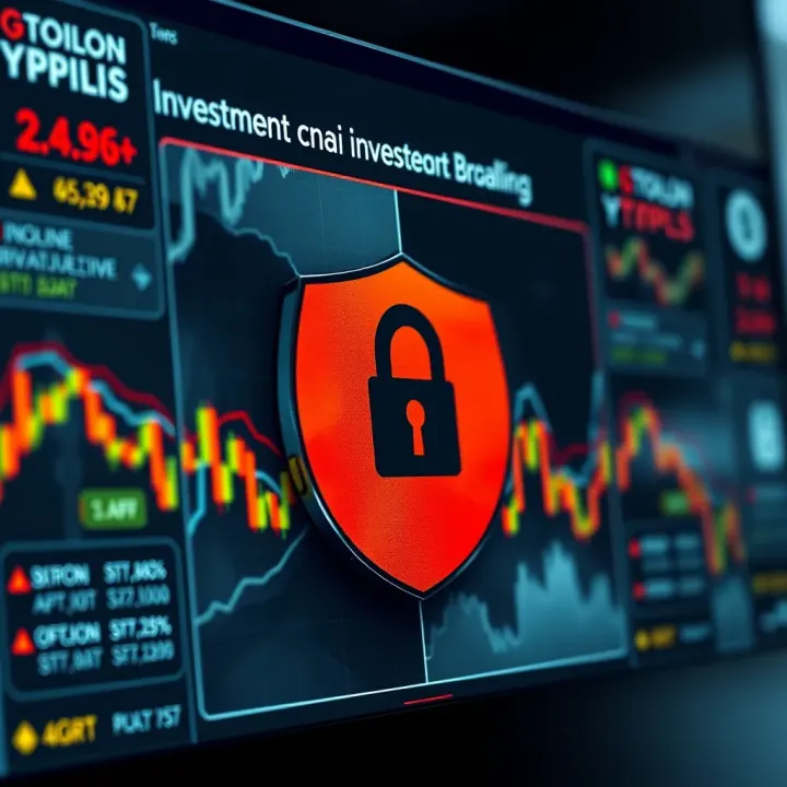Overview of Investment Choices and Security Measures on IQ Option Graphical representation of investment options and security features on financial platform