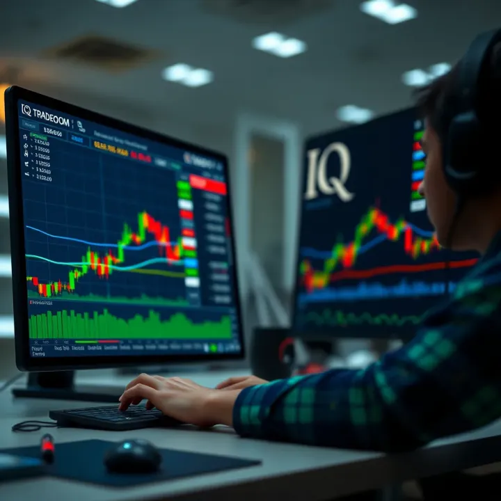 Features and benefits highlights of IQ Traderoom for financial market trading
