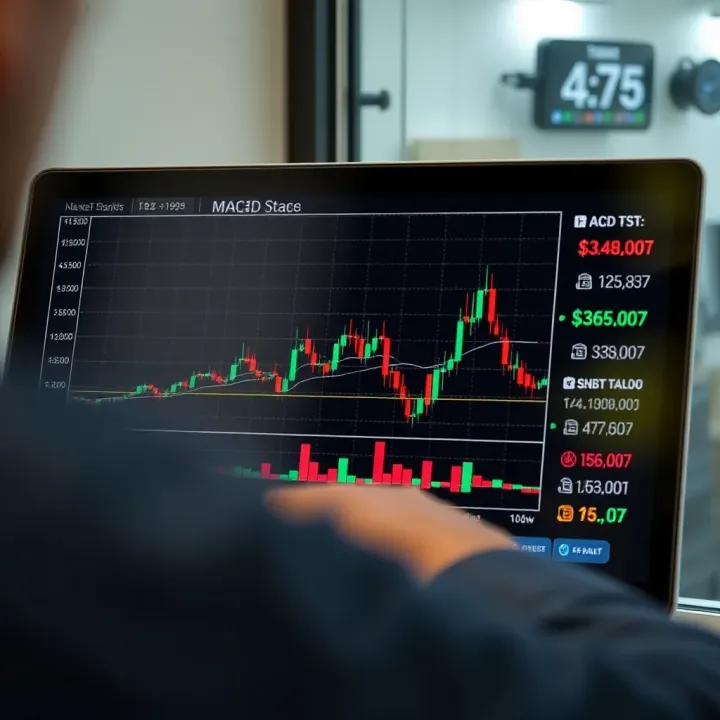 Graph illustrating practical application of MACD adjustments across various market conditions