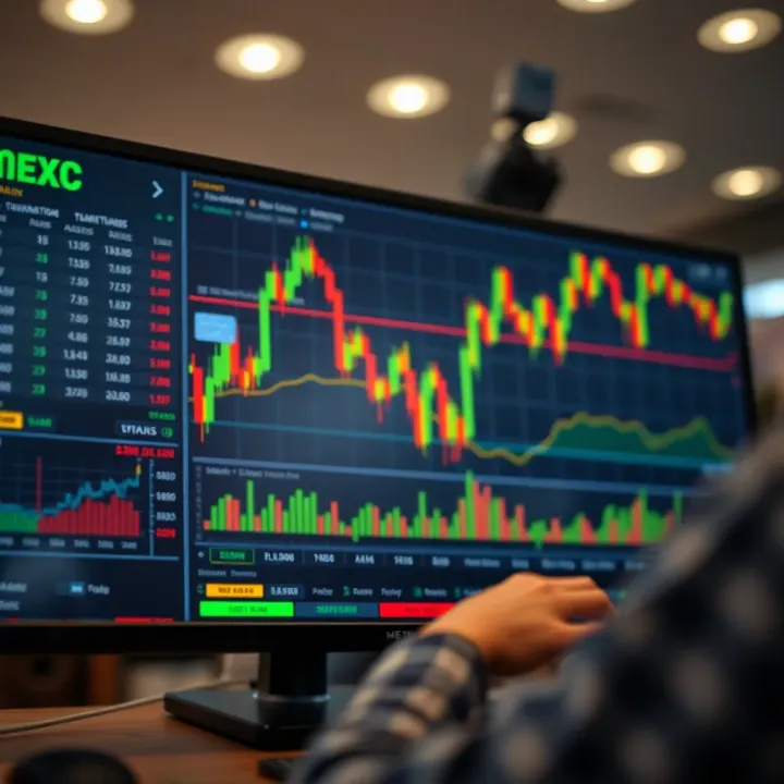 Overview of MEXC trading platform interface showcasing market data and trading options