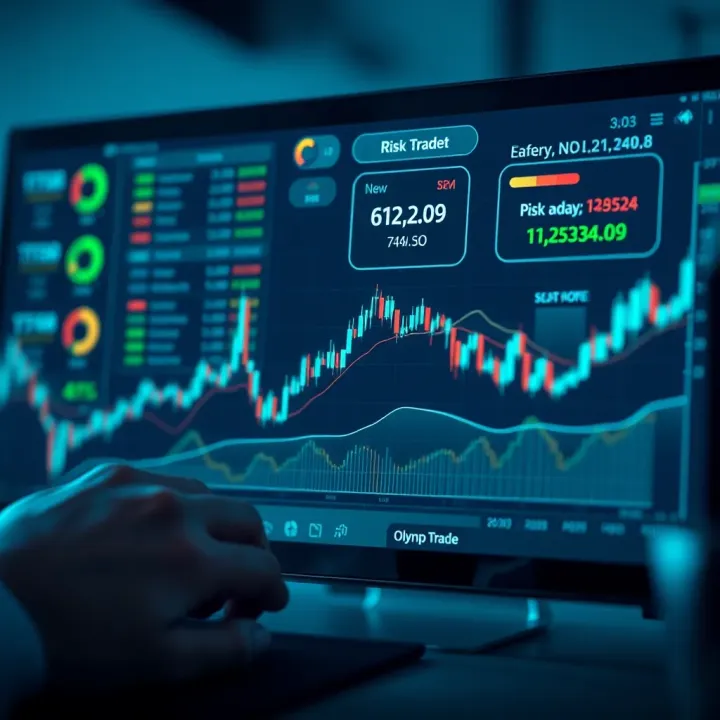 Risk Management and Regulatory Features of Olymp Trade Illustration of risk management and regulatory compliance concepts in trading
