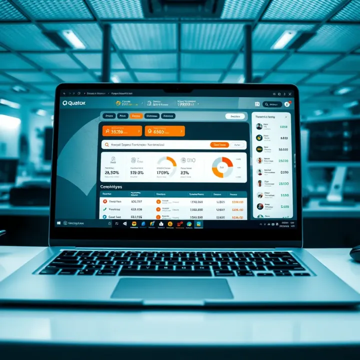 Overview of the Quatox online testing platform interface