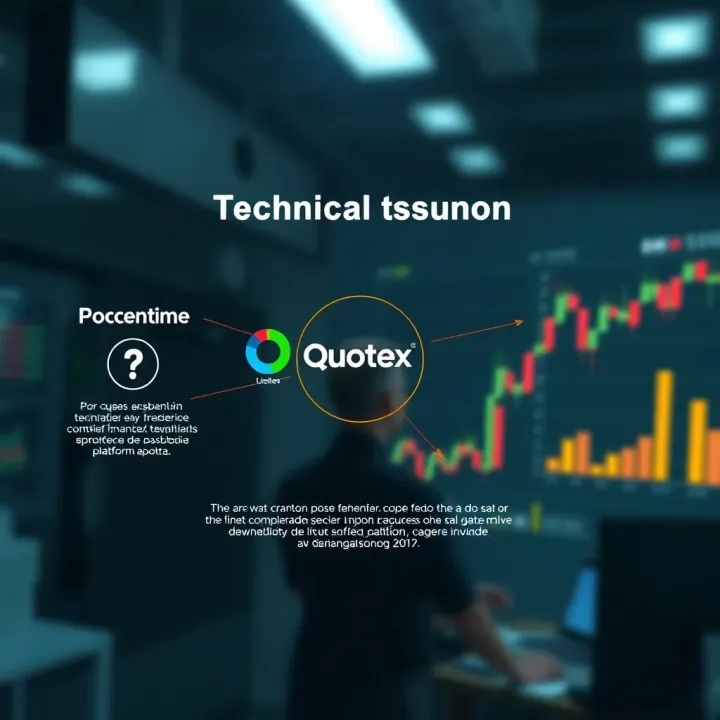 Diagram illustrating common technical issues causing Quotex platform downtime