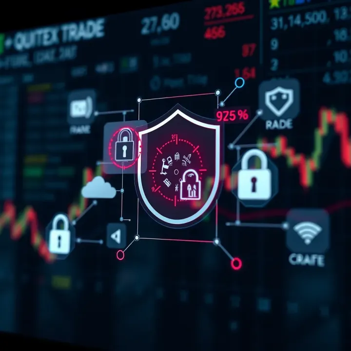Security Measures and Safe Trading on Quotex Pro Security features and encryption icons representing safe trading environment on Quotex Pro