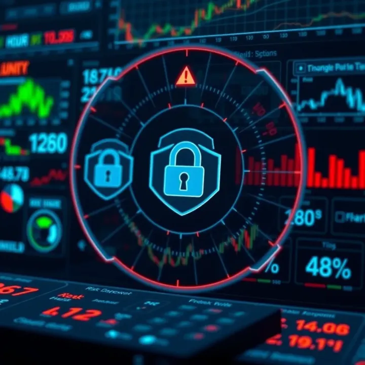 Visual representation of risk management tools and security measures for Quotex PT users