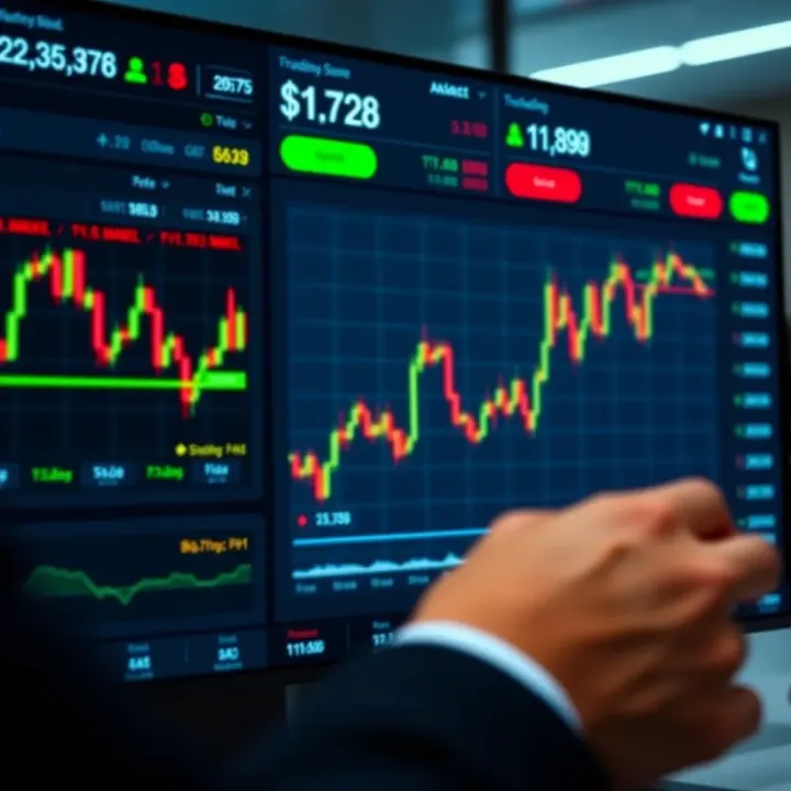 Overview of Quotex Trading Platform Interface User interface of Quotex trading platform showing various financial assets and live market data