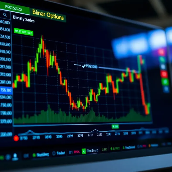 Graph illustrating risk management techniques in binary options within Brazilian market context