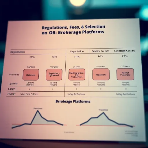 Regulations, Fees, and Selection Criteria for Brokerage Platforms Chart showing regulatory framework, fee structures, and key factors for selecting a reliable brokerage platform