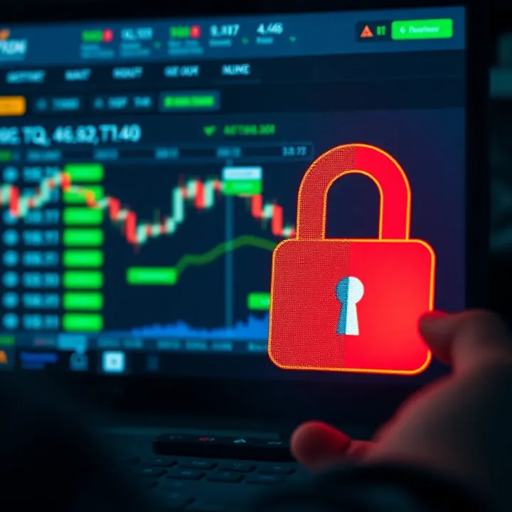 Illustration of two-factor authentication setup on a digital trading platform