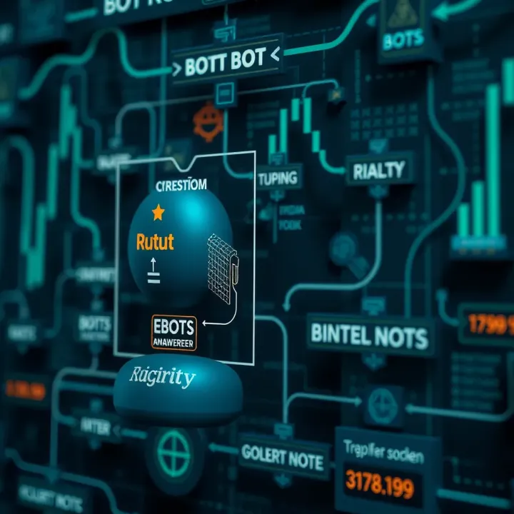 Diagram illustrating the operational flow of binary bots in financial trading environments