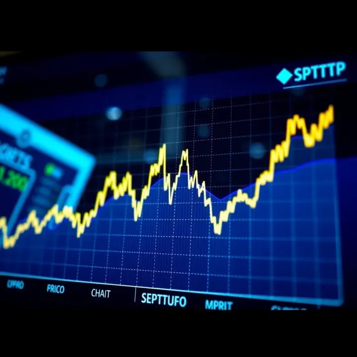 Graph showing fluctuations in Petrobras stock price over a trading day